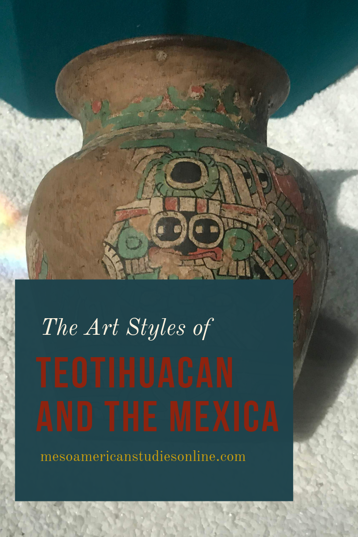 Art Style Aztec Mexica Teotihuacan Tlaloc Vase Storm God